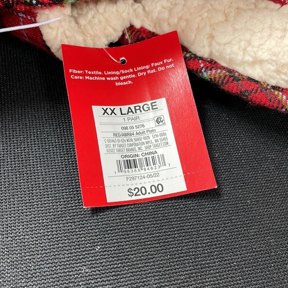 Slide plaid slippers unisex - Picture 4 of 7